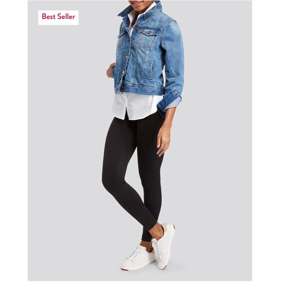 Spanx Look at Me Now Seamless Leggings Black Pants Bottoms Women Small - Picture 1 of 7